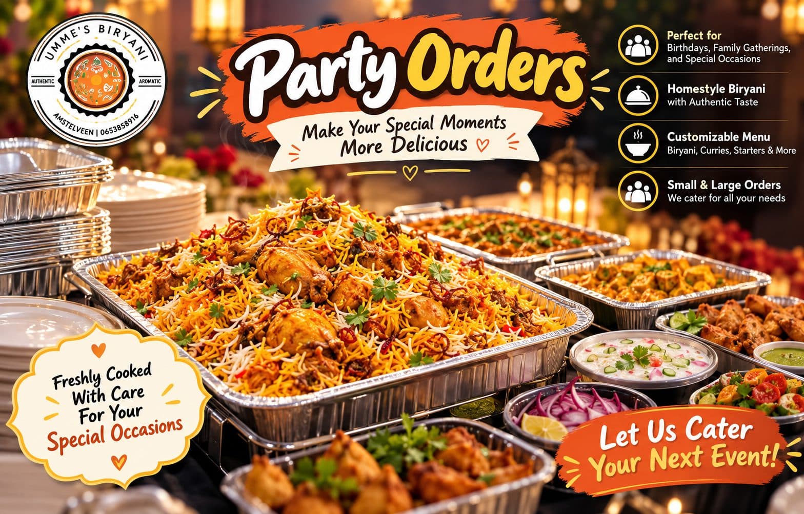 Biryani for your celebration